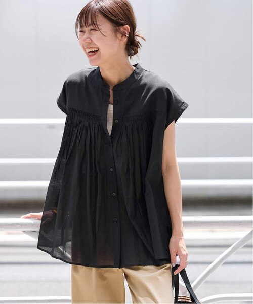 JOURNAL STANDARD relume - ボイルピンタックフレンチブラウス 追加》手洗い可 / ボイルピンタックフレンチブラウス