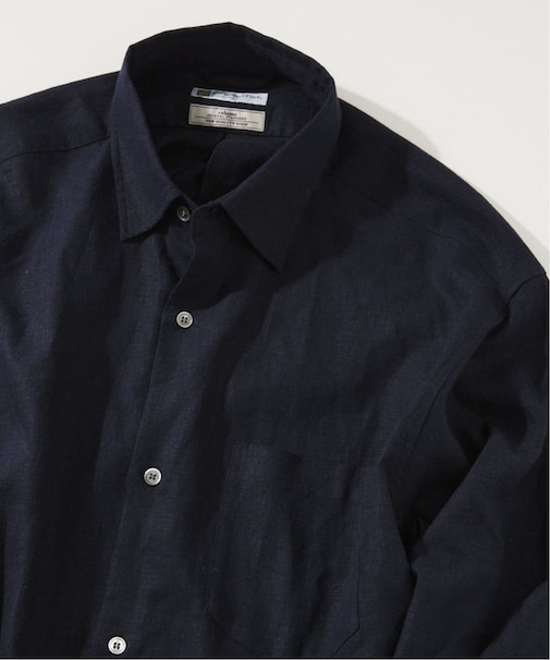 European Flax / ヨーロピアンフラックス リネン/レーヨン シャツ