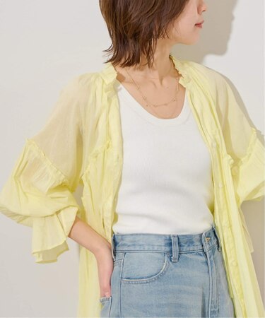 《追加》Vis/Polyクルーネックリブタンクトップ