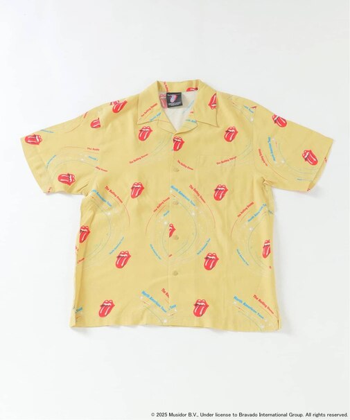 THE ROLLING STONES / ローリングストーンズ 別注 レーヨン半袖シャツ