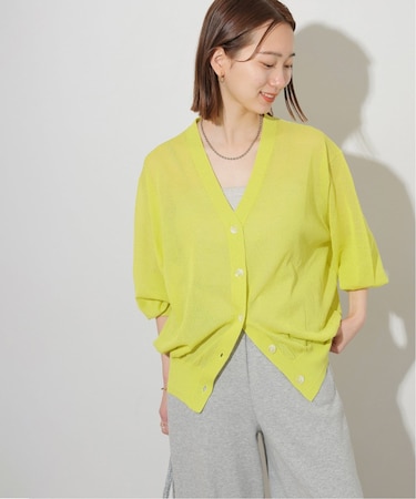 サマーニットVネックカーディガン