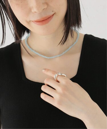 RELUME カラーストーンネックレス