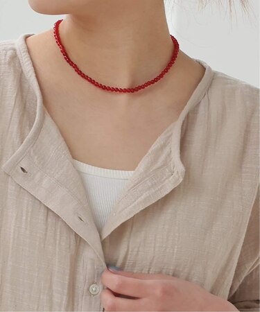 RELUME カラーストーンネックレス