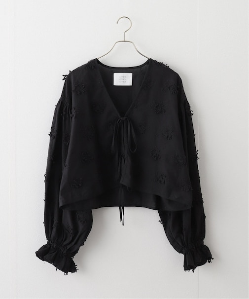 【crinkle crinkle crinkle】 3D embroidery bolero：ボレロ