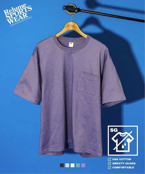 《追加》USA コットン 汗ジミ防止 Tシャツ