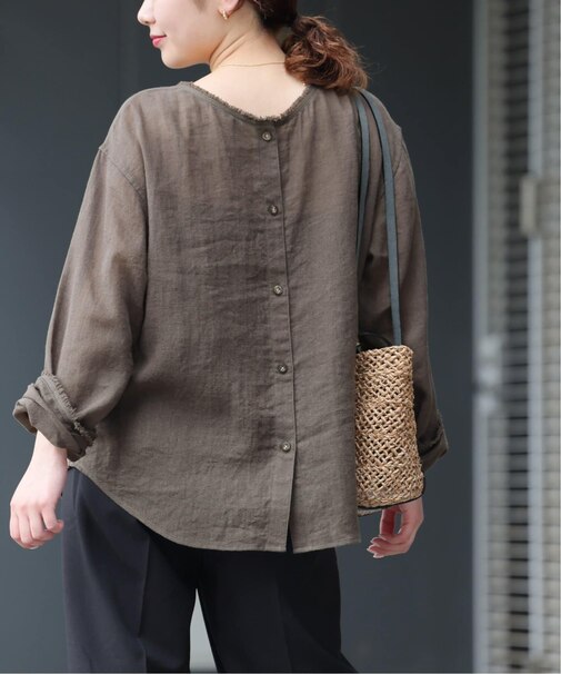 ラミーコットンメッシュ2WAYプルオーバー