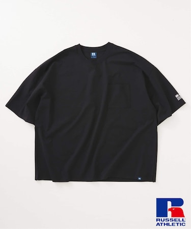吸水速乾 RUSSELL ATHLETIC 別注 Dri-Power(R) BIG Tシャツ