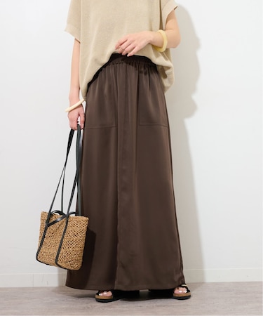 ヴィンテージサテンベイカースカート