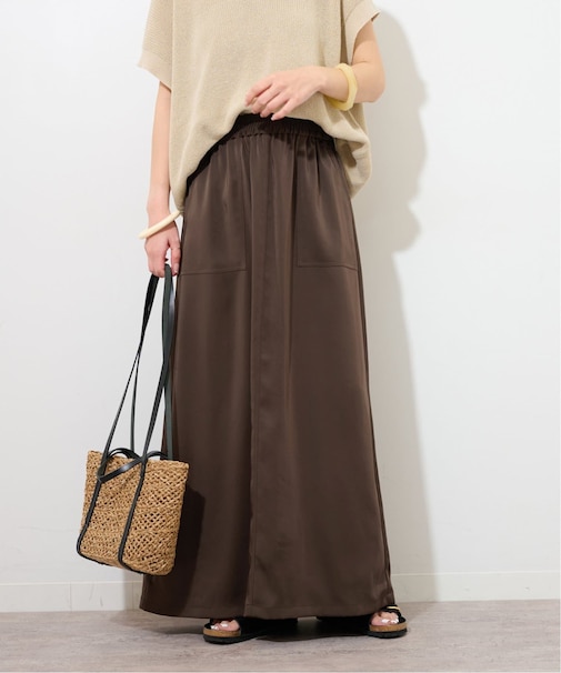 ヴィンテージサテンベイカースカート