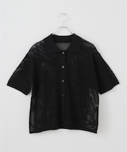 メッシュニットカーディガン