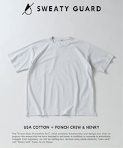 50/-ポンチ 汗ジミ防止 Tシャツ