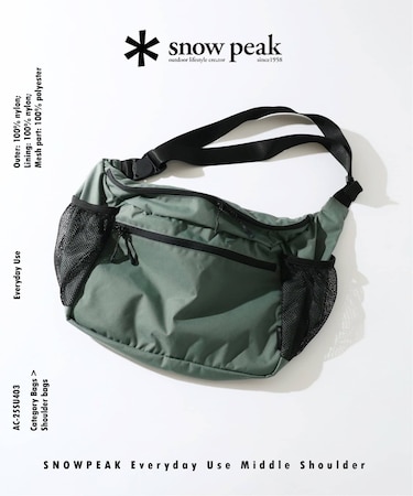 SNOWPEAK / スノーピーク Everyday Use ミドルショルダーバッグ AC-25SU403