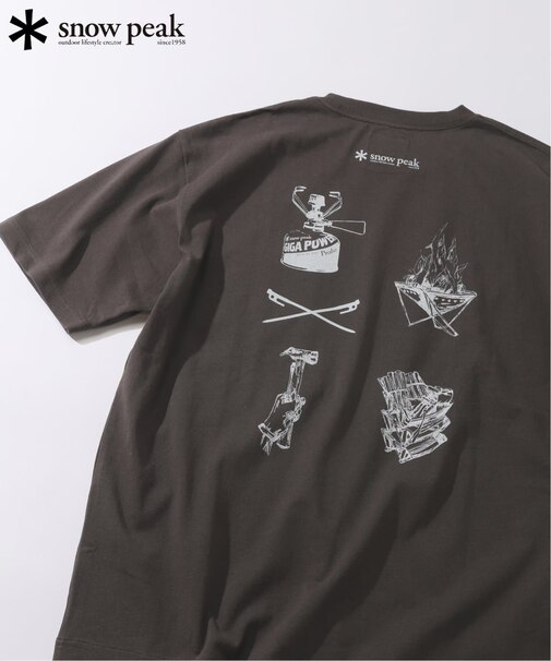 SNOW PEAK / スノーピーク 別注 ”GEAR” プリントTシャツ