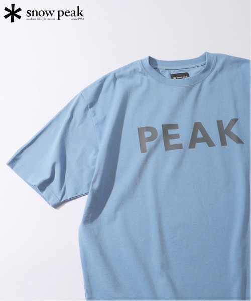 SNOW PEAK / スノーピーク 別注 ”PEAK SNOW” ロゴTシャツ