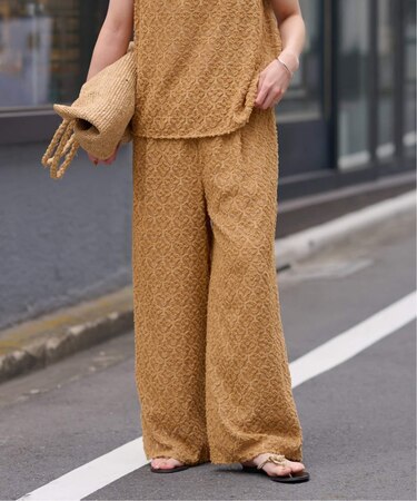 キカカットジャガードパンツ