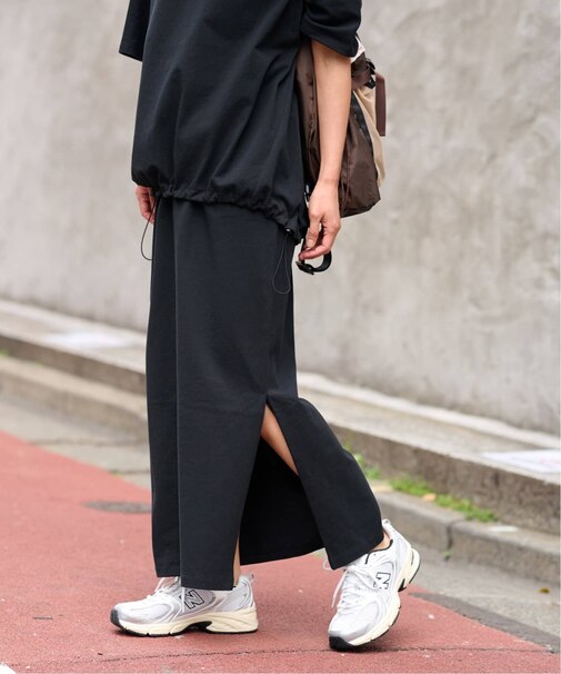 ［25AW新作 / 抗菌防臭 / 接触冷感］OEスリットマキシスカート