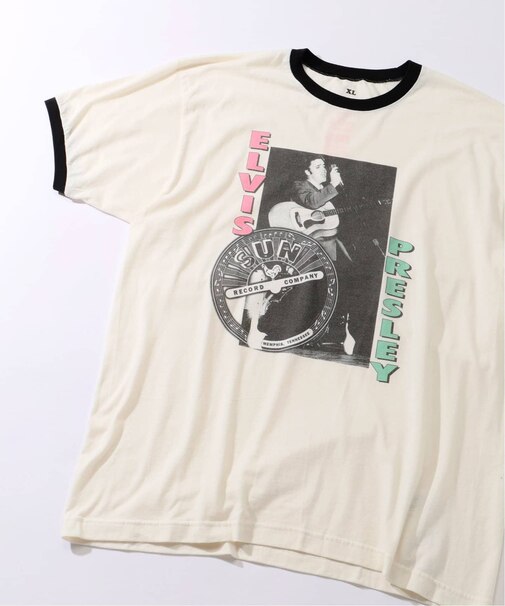 BLUESCENTRIC 別注 リンガーT ”PINK & LIME ELVIS PRESLEY HIPS”