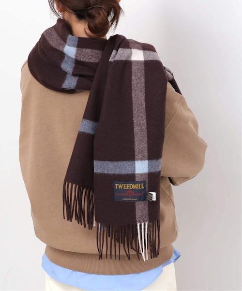 【新品】relume 【TWEEDMILL/ツイードミル】 チェックストール 追加》【TWEEDMILL/ツイードミル】 チェックストール｜ジャーナル