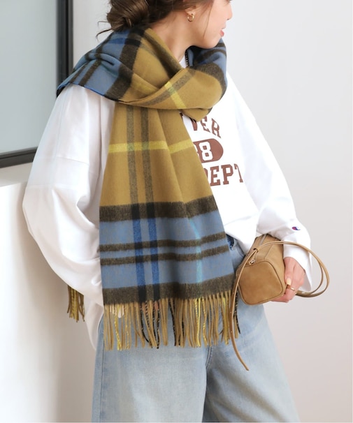 《追加》【TWEEDMILL/ツイードミル】 チェックストール