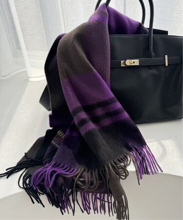 《追加》【TWEEDMILL/ツイードミル】 チェックストール