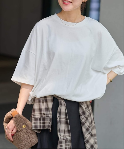 追加3》ギャザーヘムショートスリーブTシャツ｜ジャーナル