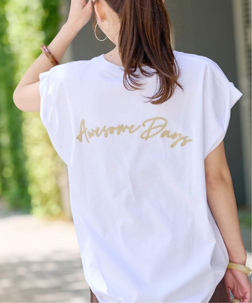 《追加2》刺繍ロゴフレンチTEE