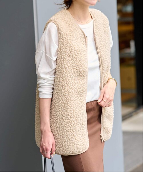 リボンニットツイードベスト｜ノーリーズの通販｜&mall（アンドモール