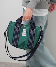別注【FROST LINE/フロストライン】 2-TONE TOTE BAG MIDIUM：バッグ