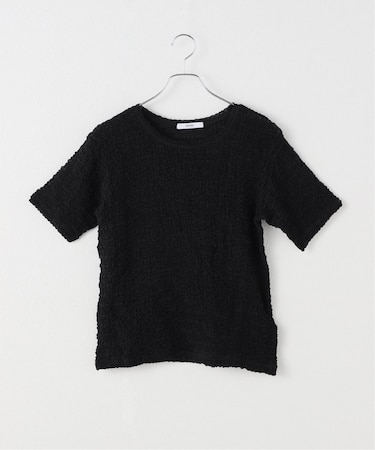 シュリンクレープクルーネックTEE