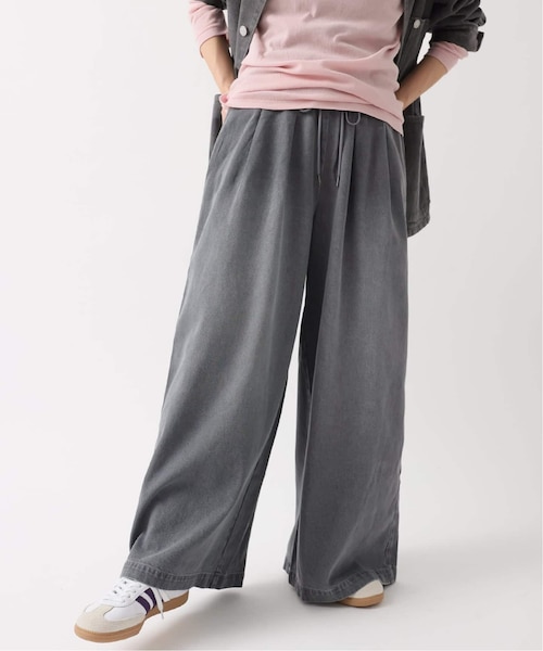 JOURNAL STANDARD relume C/R デニムワイドギャザー JOURNAL STANDARD relume｜《追加》C/R デニムワイドギャザー