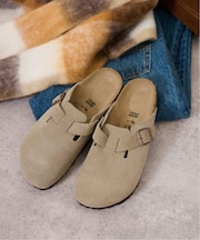 《追加》【BIRKENSTOCK/ビルケンシュトック】BOSTON TAUPE SUEDE：サンダル