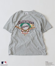 PEANUTS 別注 MLB ベースボール プリントTシャツ