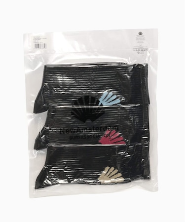 NEW AMSTERDAM SURF ASSOCIATION LOGO SOCKS 3PACK 2501161001/62001