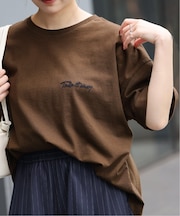 《追加》［25AW新作］刺繍ロゴハーフスリーブT