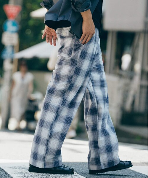 ジャーナルスタンダード レリューム（JOURNAL STANDARD relume）/FIVE BROTHER /ファイブブラザー 別注 オンブレ チェック イージーパ… FIVE BROTHER /ファイブブラザー 別注 オンブレ チェック イージー