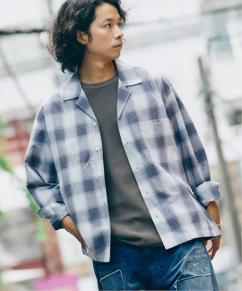 【イーグル】希少 FIVE BROTHER オンブレチェック　M FIVEBROTHER ファイブブラザー ネルシャツ FIVE BROTHER ライト