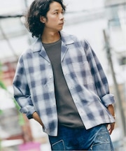 FIVE BROTHER /ファイブブラザー 別注 オンブレチェック シャツ