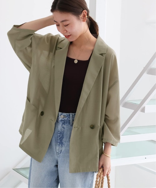 journal standard シアージャケット JOURNAL STANDARD relume｜《追加3》シアーテーラードジャケット