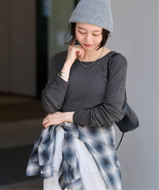 ツイストシアーテレコロングTEE