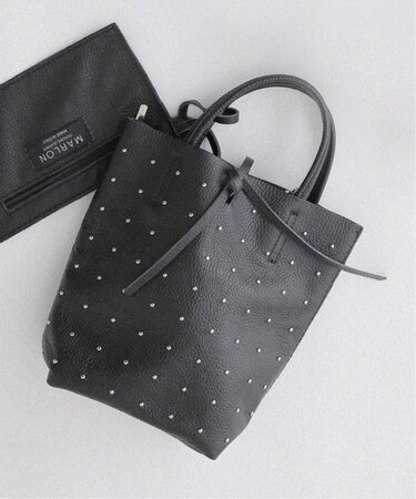 《追加6》【MARLON FIRENZE/マルロン】 SHOPPER MINI STUDS：バッグ
