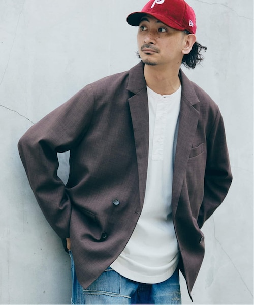 バスケット ”ウォッシャブル” ダブルブレスト ジャケット