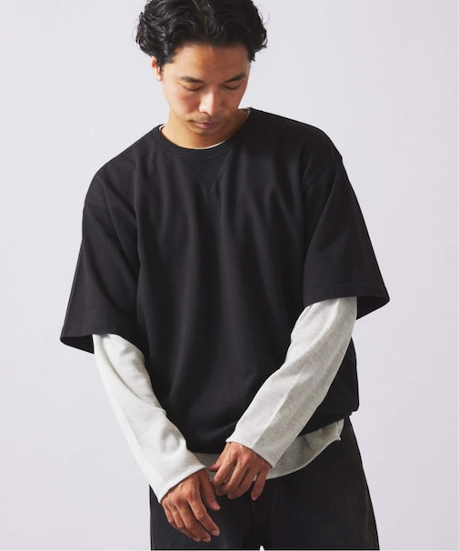 【60’s】ヴィンテージピグメントスウェットT + レイヤードサーマル 2点セット