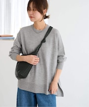 《一部WEB限定追加 / 新色》BiellaYarnワイドクルーネックプルオーバー