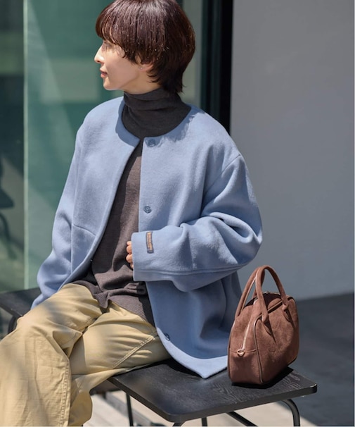 《追加》スーパーファインビーバークルーネックコート