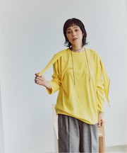 ［25AW新作］【RENA x relume】スカーフ付きロングスリーブTEE