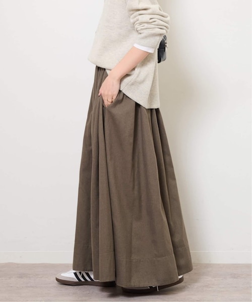 ウォッシャブルブラッシュイージーフレアスカート｜ジャーナル