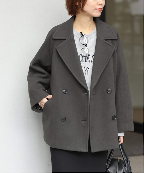 WEB限定》尾州ウールショートPコート｜ジャーナルスタンダード