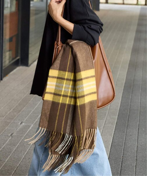 RELUME ウールカシミヤストール