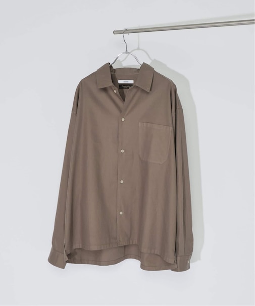 JAMES FABRIC / ジェームスファブリック ガーメントダイ コットン シャツ
