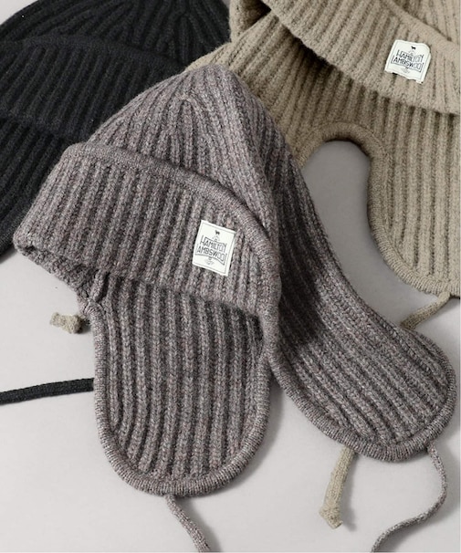 ハミルトン ウール ガーター フライトキャップ